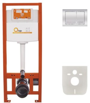 Инсталляция Qtap Nest ST с кнопкой квадратной